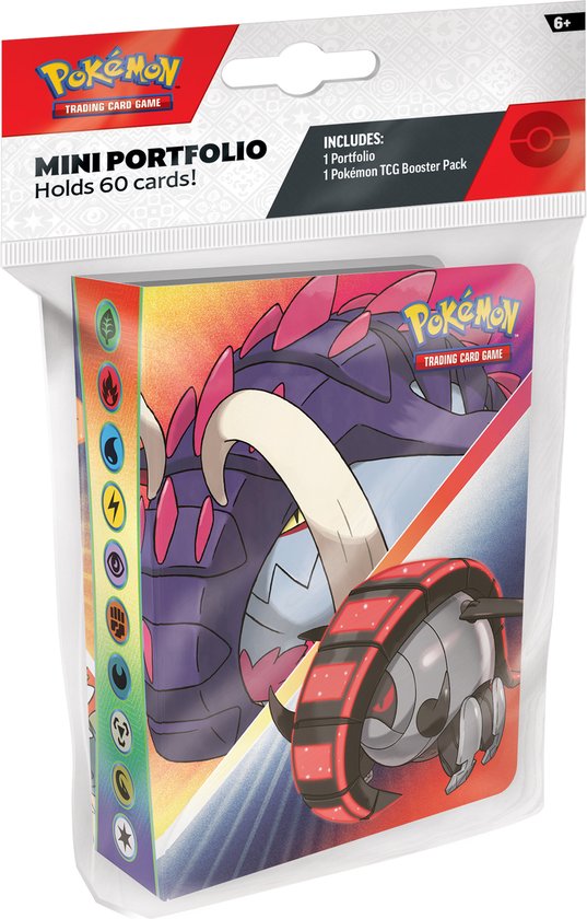 pokemon trading card game portfolio Pokémon TCG Scarlet & Violet Spring 2024 Mini Portfolio (60 Cards)