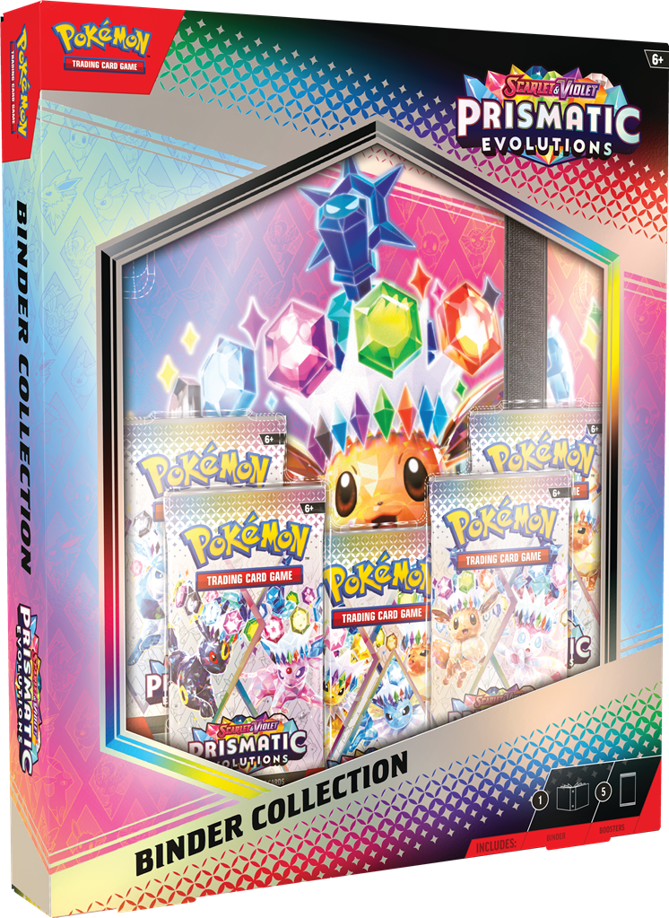Pokémon TCG Prismatic Evolutions Binder-Sammlung