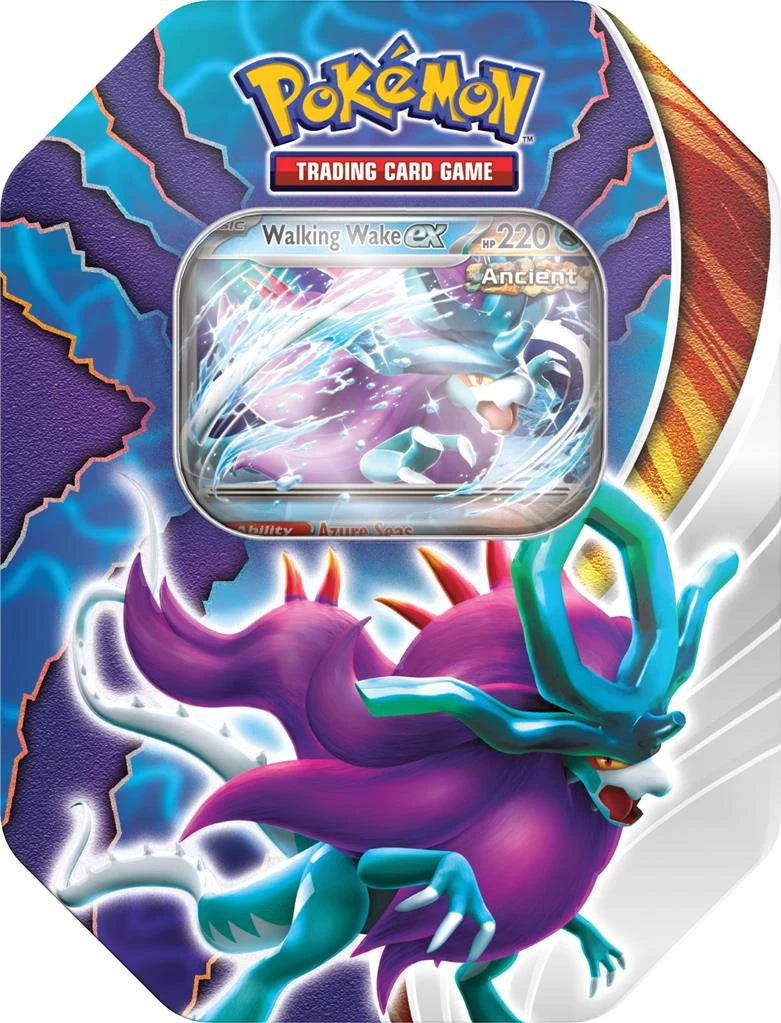 Pokmon TCG Paradox Clash EX Tin - Walking Wake Pokmon TCG Paradox Clash EX Tin - Walking Wake