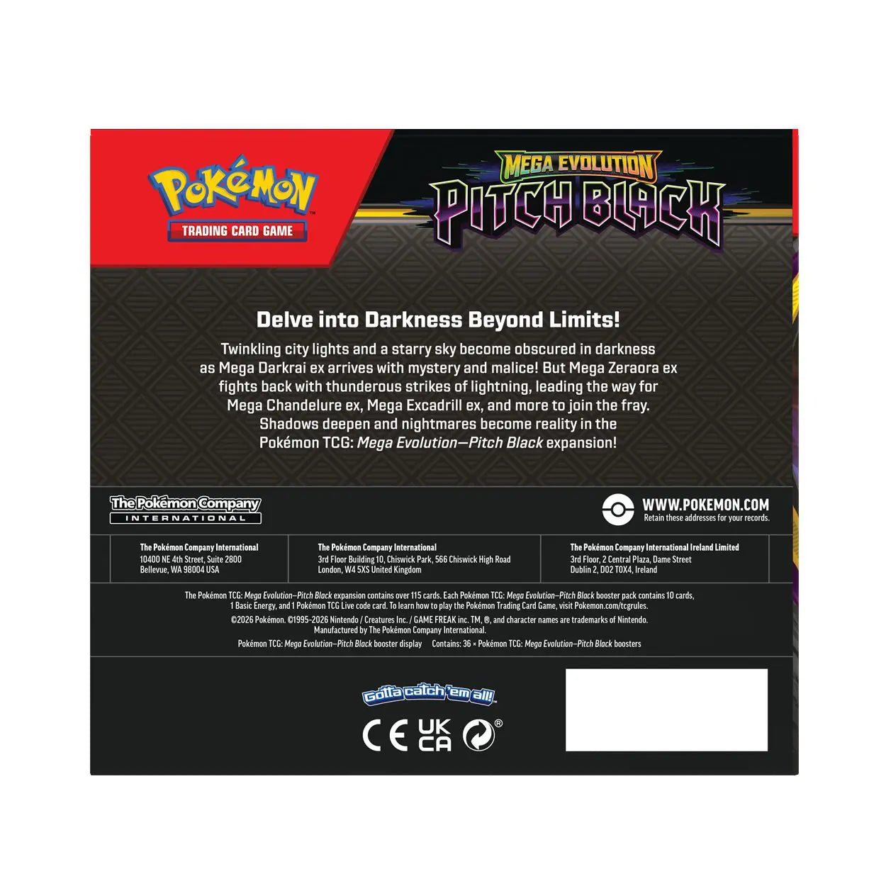 Pokémon TCG Pitch Black Booster Box