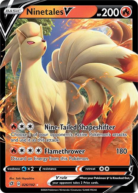 Ninetales V - SWSH02: Rebel Clash (SWSH02)