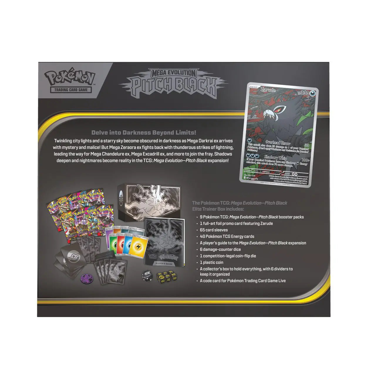 Pokémon TCG Pitch Black Elite Trainer Box