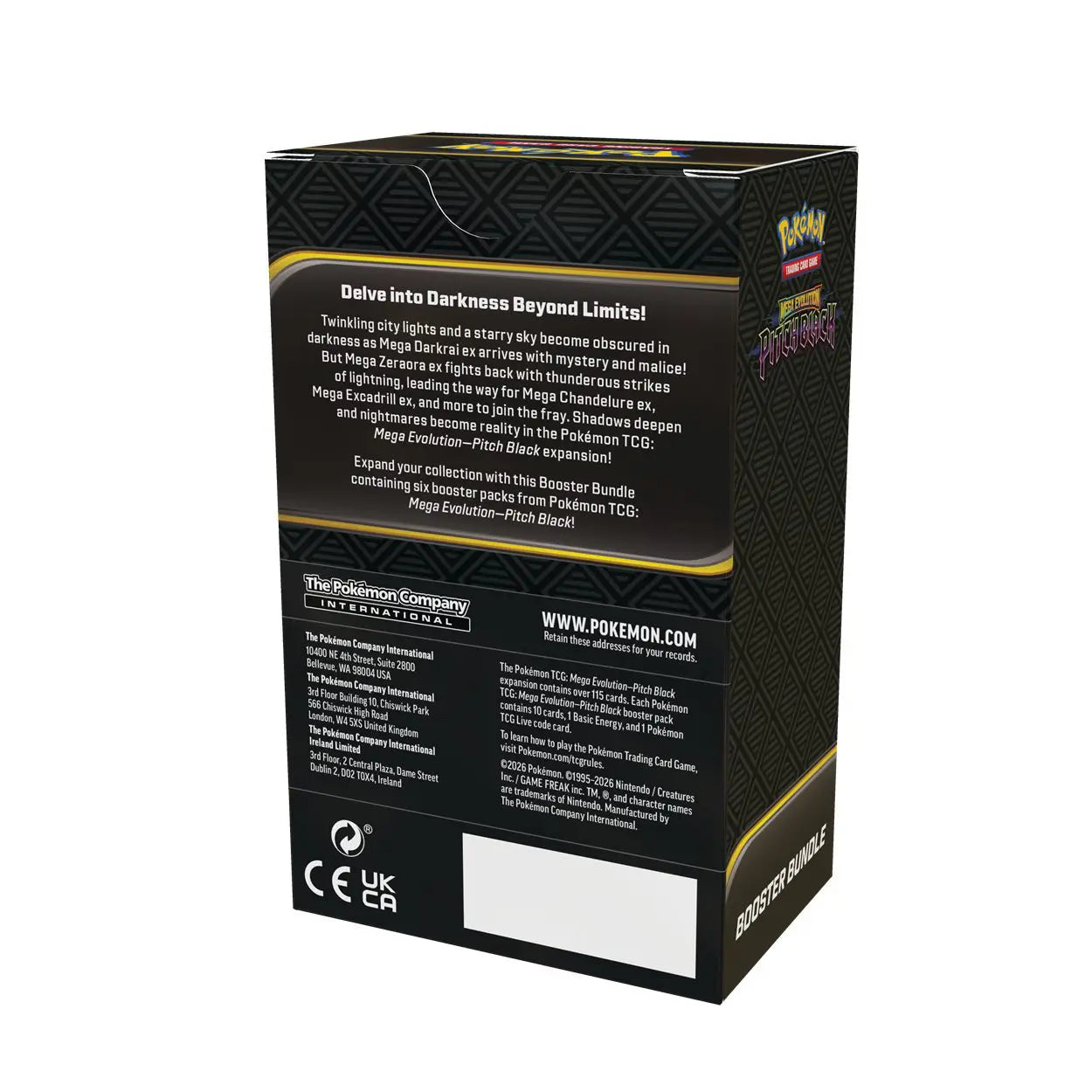 Pokémon TCG Pitch Black Booster Bundle