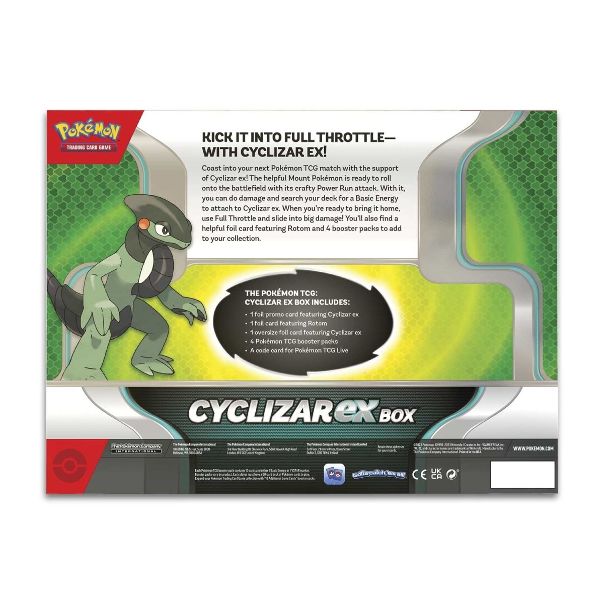 Pokémon TCG Cyclizar EX Box