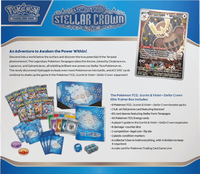 Pokémon TCG Stellar Crown Elite Trainer Box