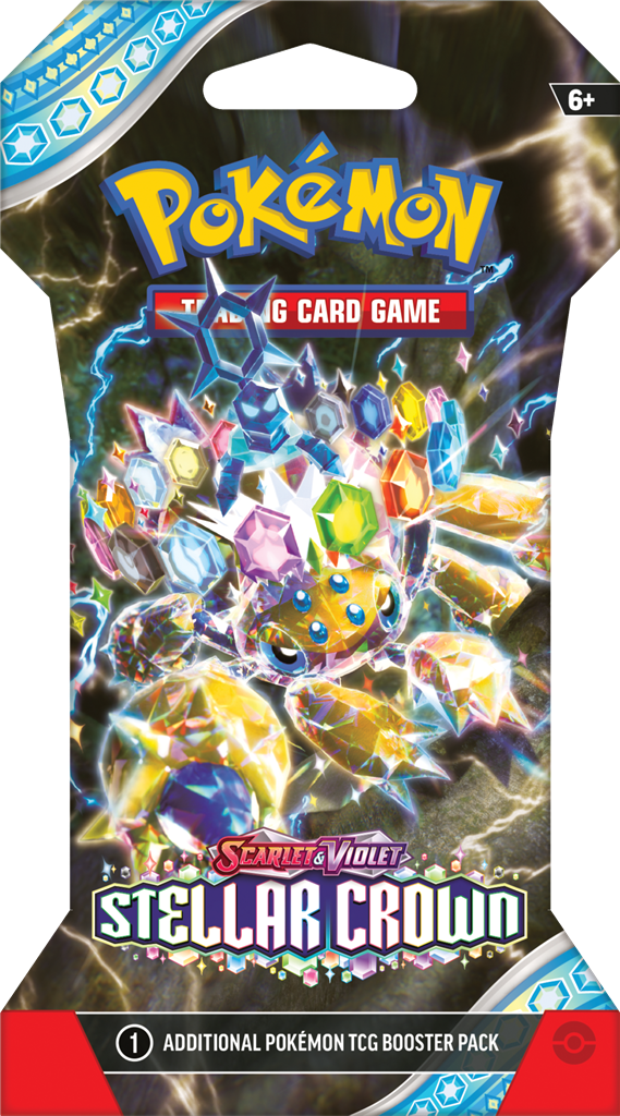 Pokémon TCG Stellar Crown Sleeved Booster Pack