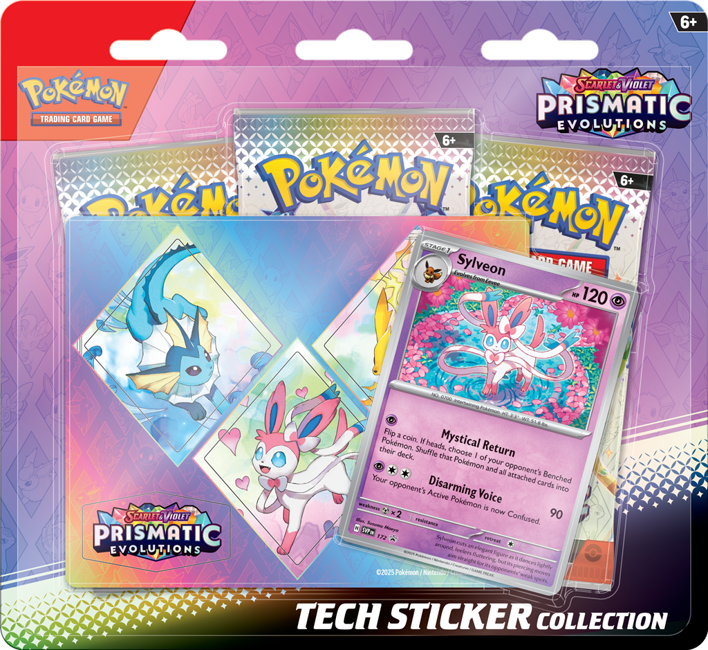 Pokémon TCG Prismatic Evolutions Tech Sticker Sylveon