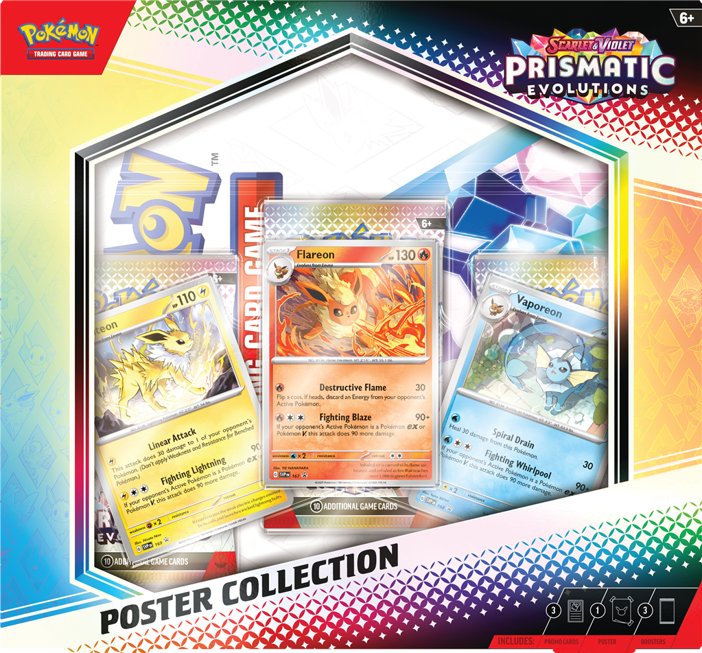 Pokémon TCG Prismatic Evolutions Poster Collection Op=Op!!
