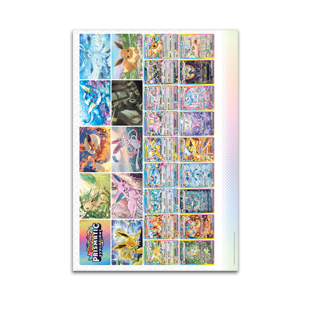 Pokémon TCG Prismatic Evolutions Poster Collection Op=Op!!