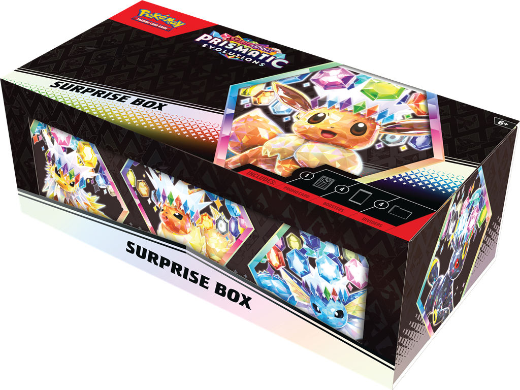 Pokémon TCG Prismatic Evolutions Surprise Box Op=Op!!