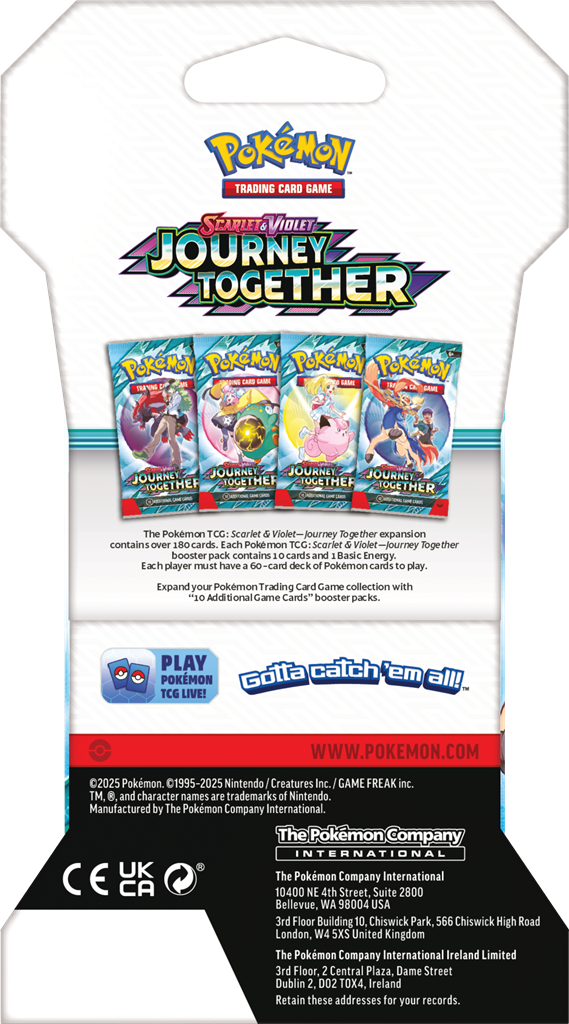 Pokémon TCG Journey Together Sleeved Booster Pack