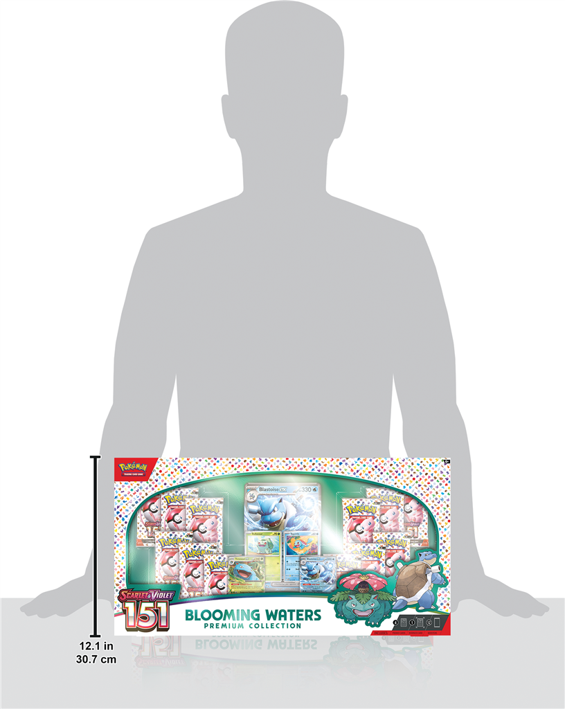 Pokémon TCG 151 Blooming Waters Premium Collection Box