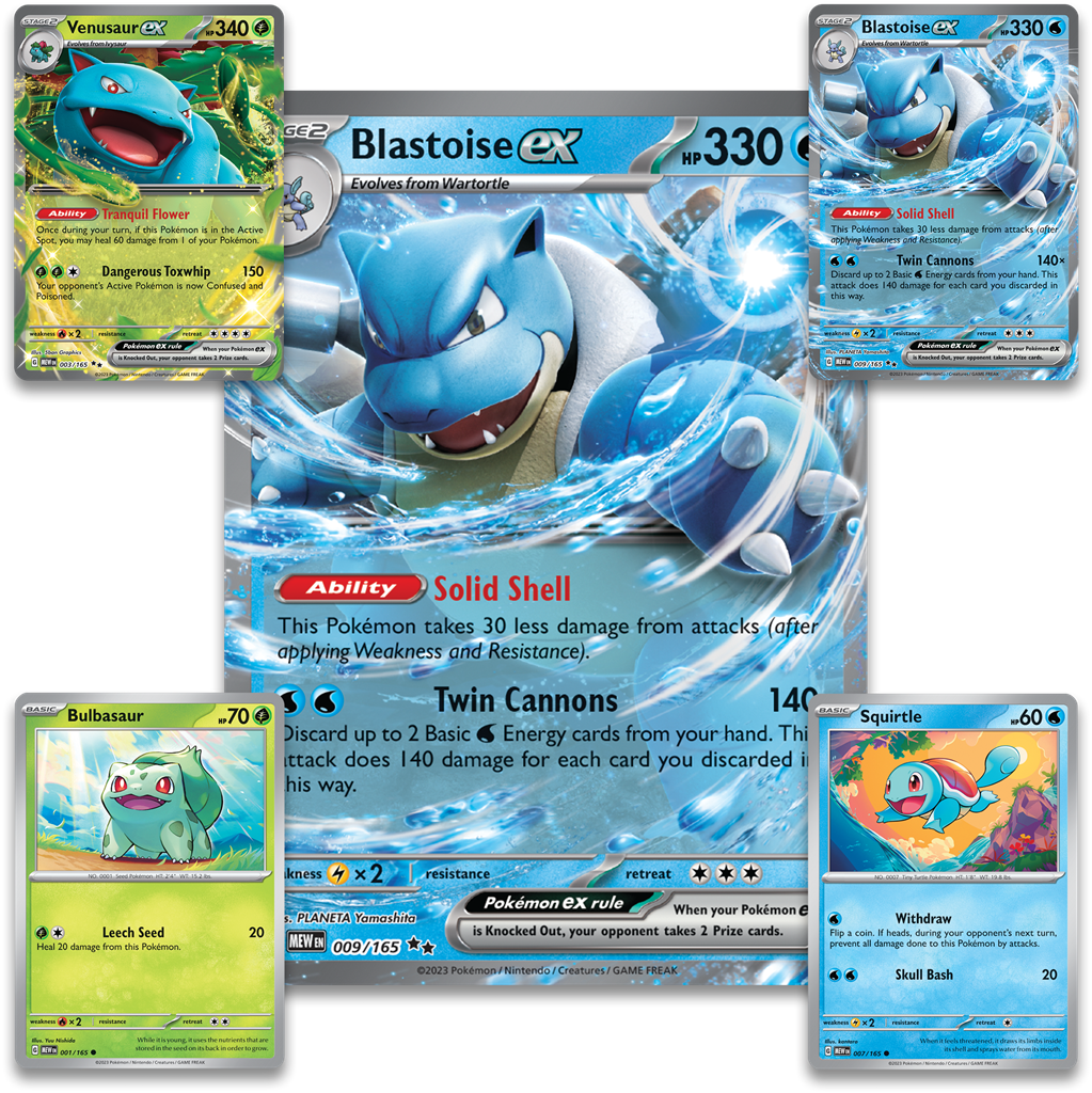 Pokémon TCG 151 Blooming Waters Premium Collection Box