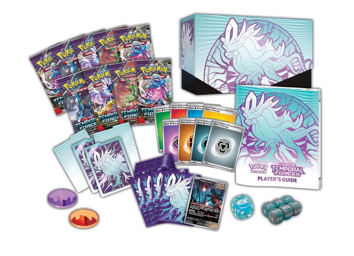 Pokemon TCG Scarlet &amp; Violet Temporal Forces Walking Wake Elite Trainer Box