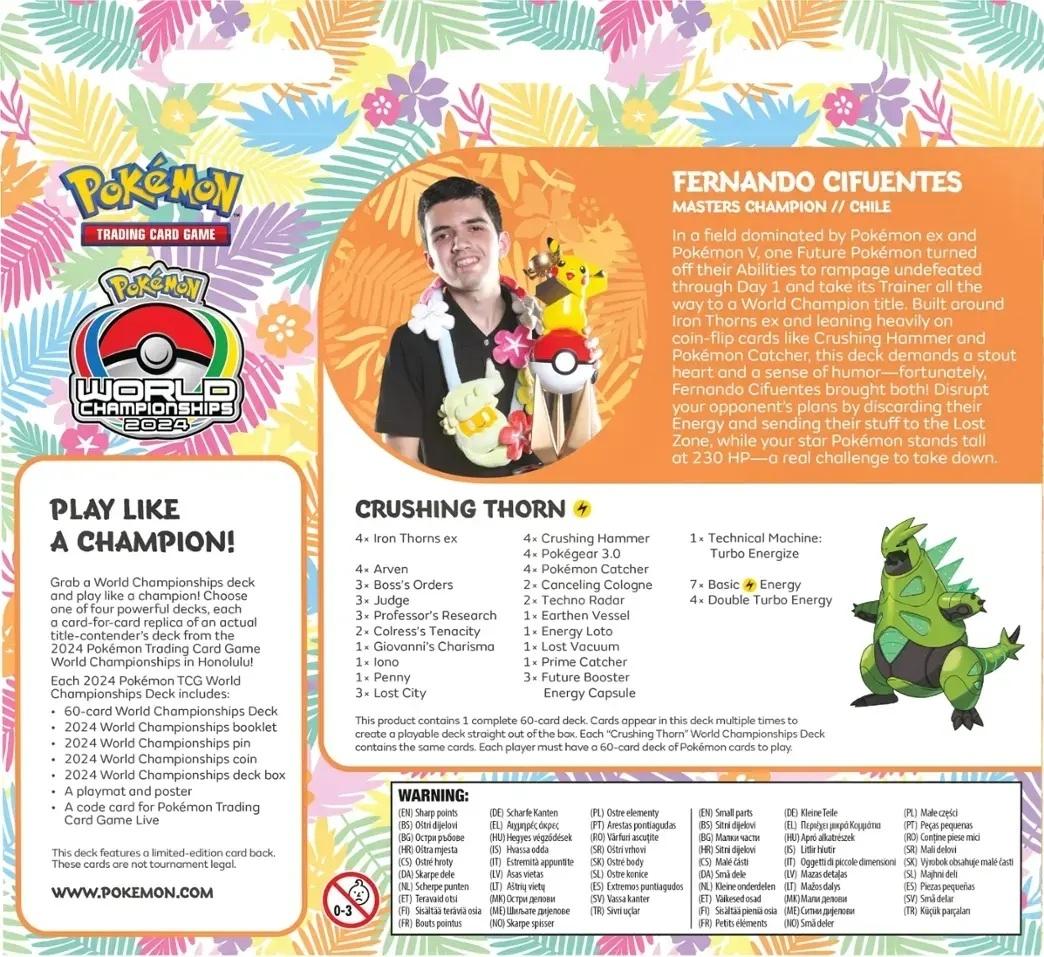 Pokémon TCG World Championships Decks 2024 (Iron Thorns)