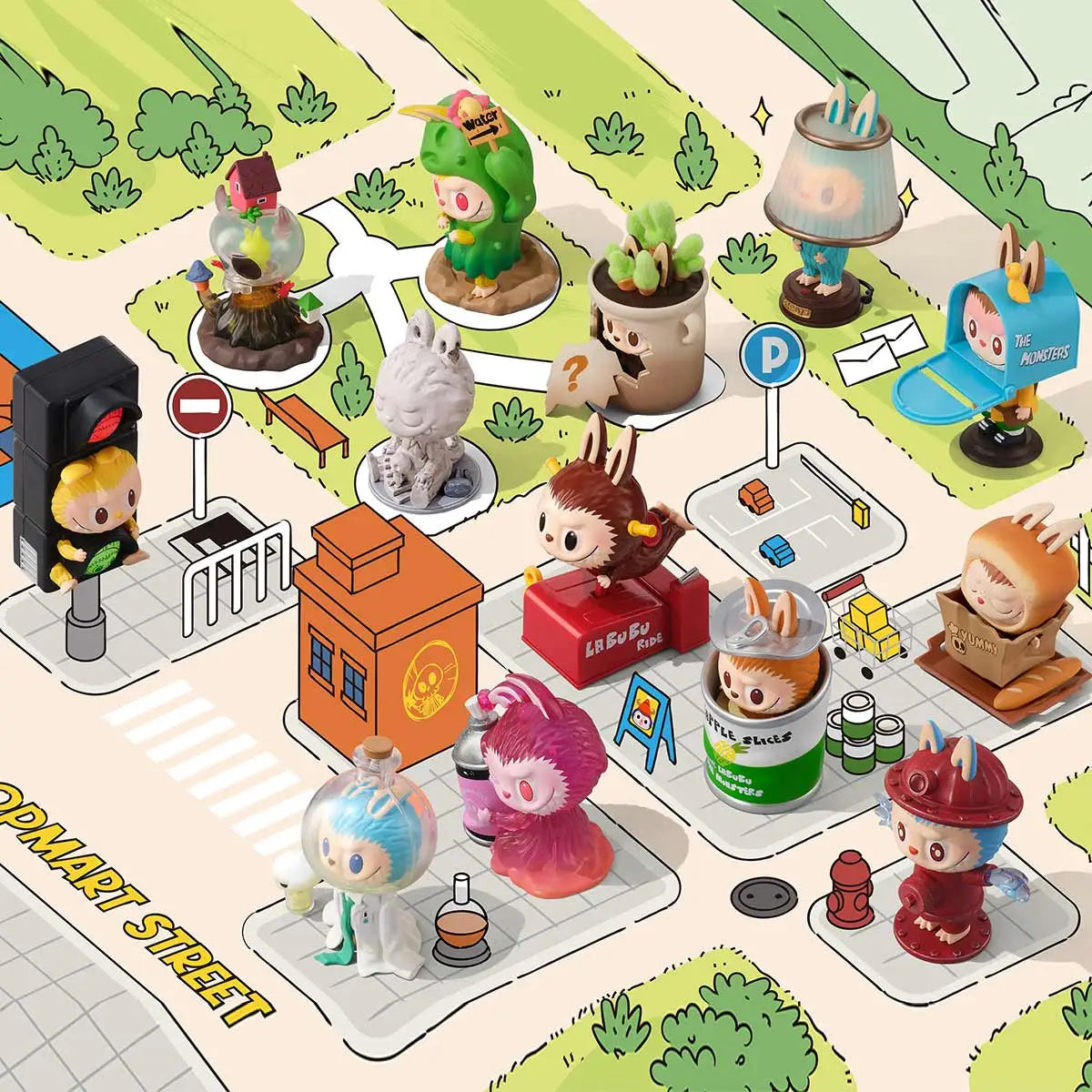 Pop Mart The Monsters Almost Hidden Series Figures Blind Box