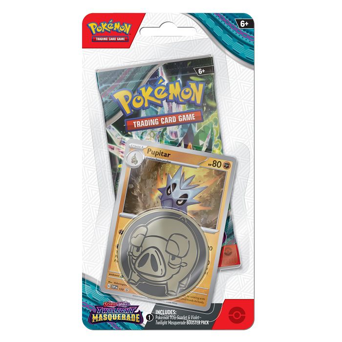 Pokémon TCG Twilight Masquerade Checklane Blister Pupitar