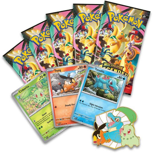 Pokémon TCG Ascended Heroes First Partners Deluxe Pin Collection