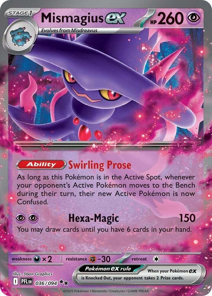 Mismagius ex - 036/094 - ME02: Phantasmal Flames (PFL)