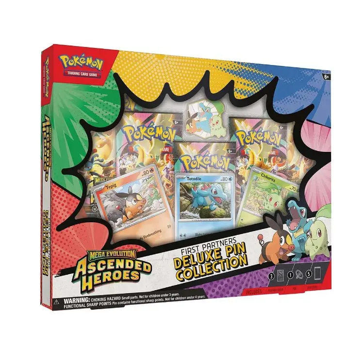 Pokémon TCG Ascended Heroes First Partners Deluxe Pin Collection