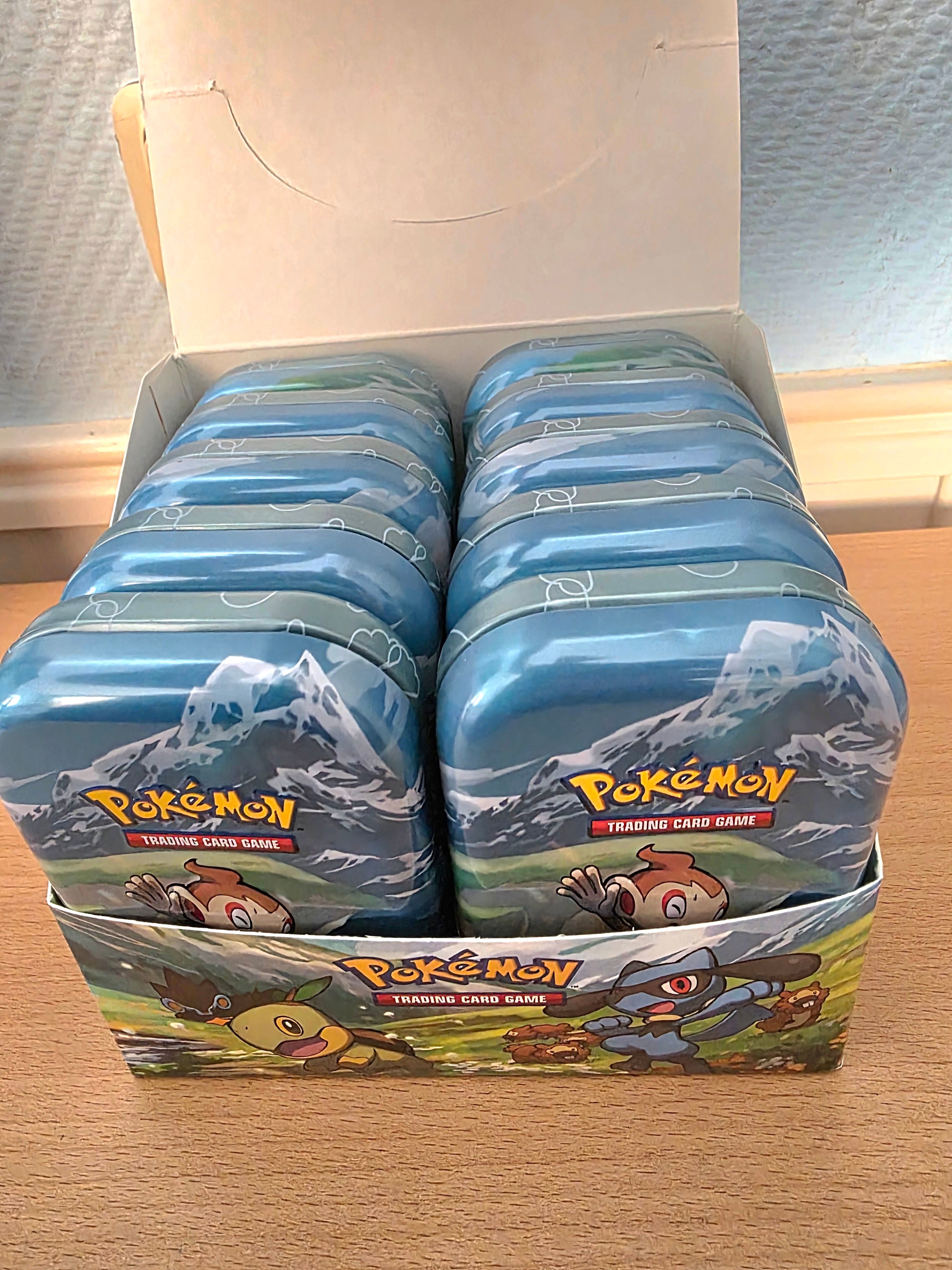 Pokémon Sinnoh Stars Mini Tin Display (Leeg)