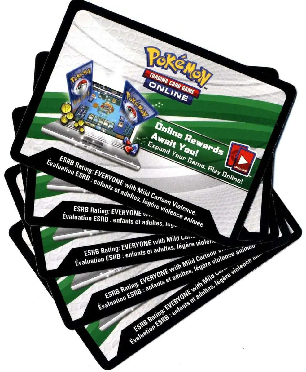 Pokémon TCG 50x Willekeurig Code Kaarten (Niet Gebruikt)