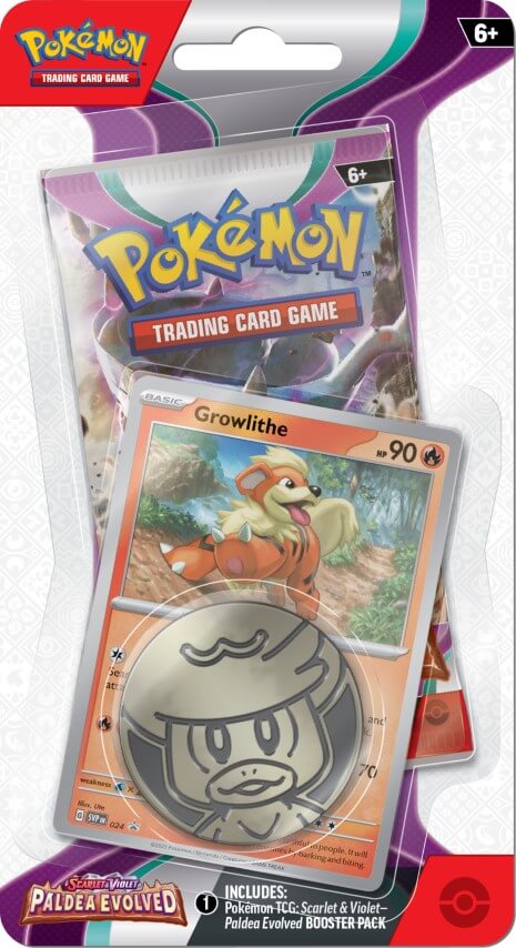 Pokémon Paldea Evolved Blister Growlithe