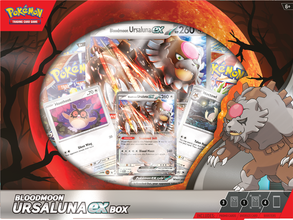 Pokémon TCG Bloodmoon Ursaluna Ex Box