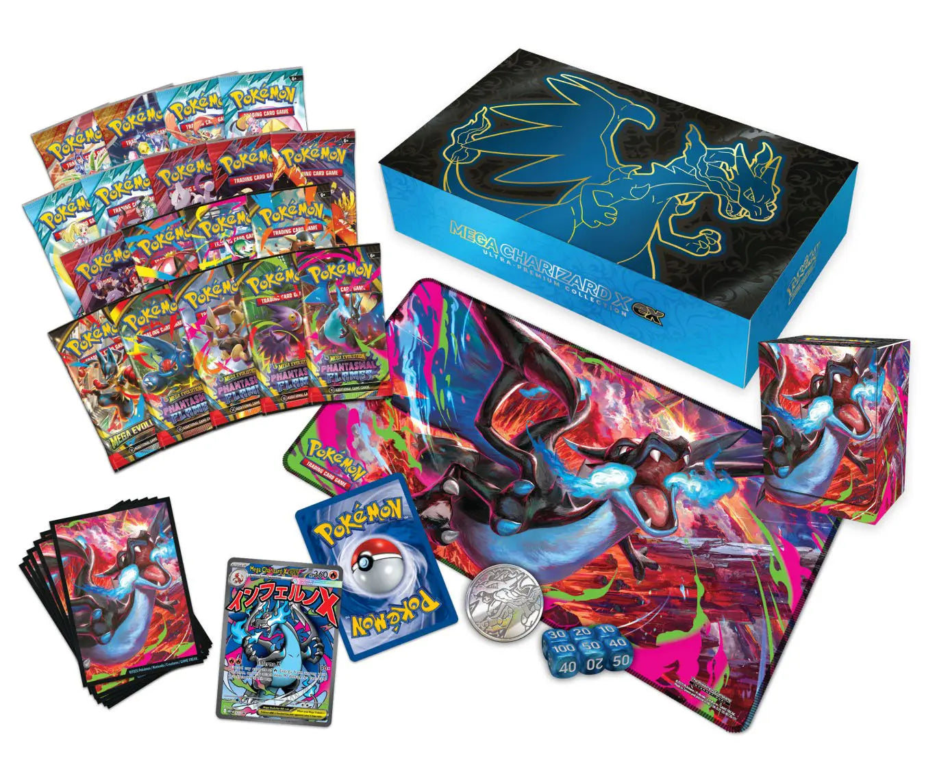 Pokémon TCG Mega Charizard Ex Ultra Premium Collection