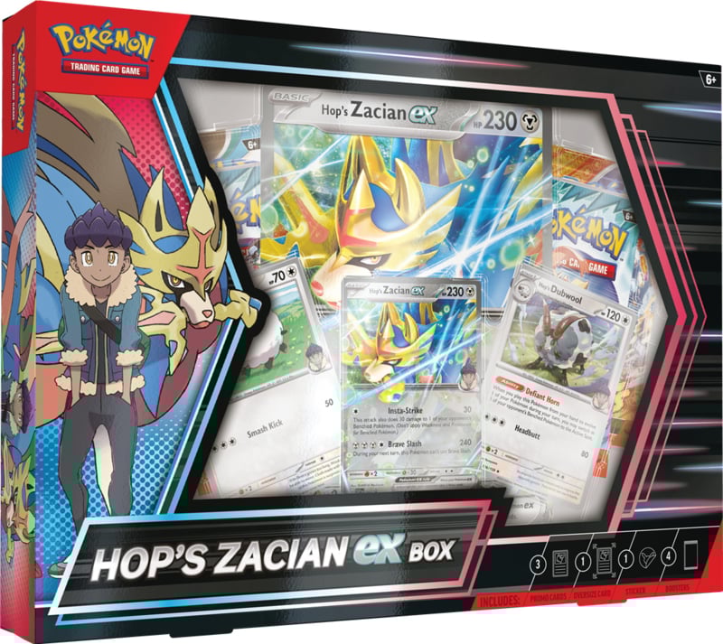 Pokémon TCG: Hop’s Zacian EX Box