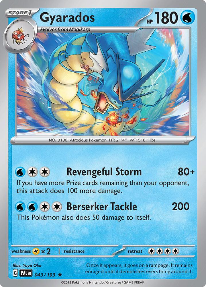 Gyarados - SV02: Paldea Evolved (PAL)